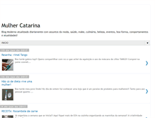 Tablet Screenshot of mulhercatarina.com.br